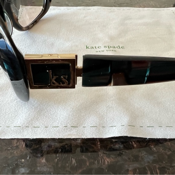 Kate Spade New York Rectangular Tortoise Shell Sunglasses - Picture 8 of 9